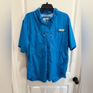 Magellan Outdoors Turquoise Fishing Shirt